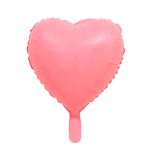 Picture of PASTEL PINK HEART FOIL BALLOON 18 INCH